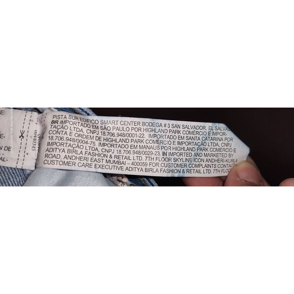 Forever 21 High rise Button Fly Cut off denim jean shorts Size 18 distressed - Picture 9 of 13